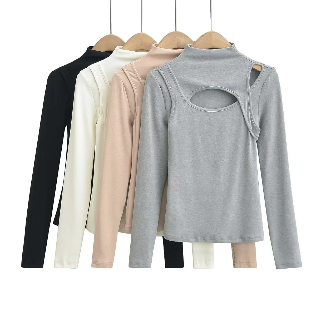 

Блузка женская из полиэстера, весна-лето, 2023