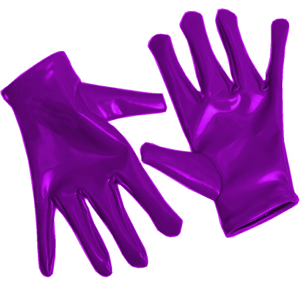 Перчатки из искусственной кожи с пятью пальцами варежки аксессуары для косплея