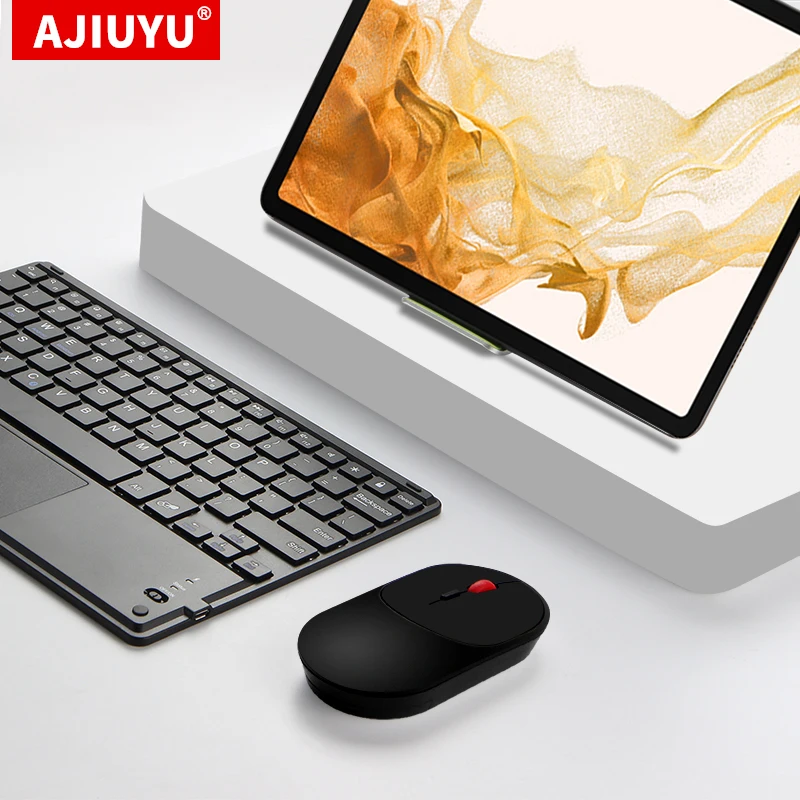 

Wireless Bluetooth Mouse For Samsung Galaxy Tab S8 Plus Rechargeable Mouse For Galaxy Tab S7 Plus S6 A8 A7 Flat mute mouse