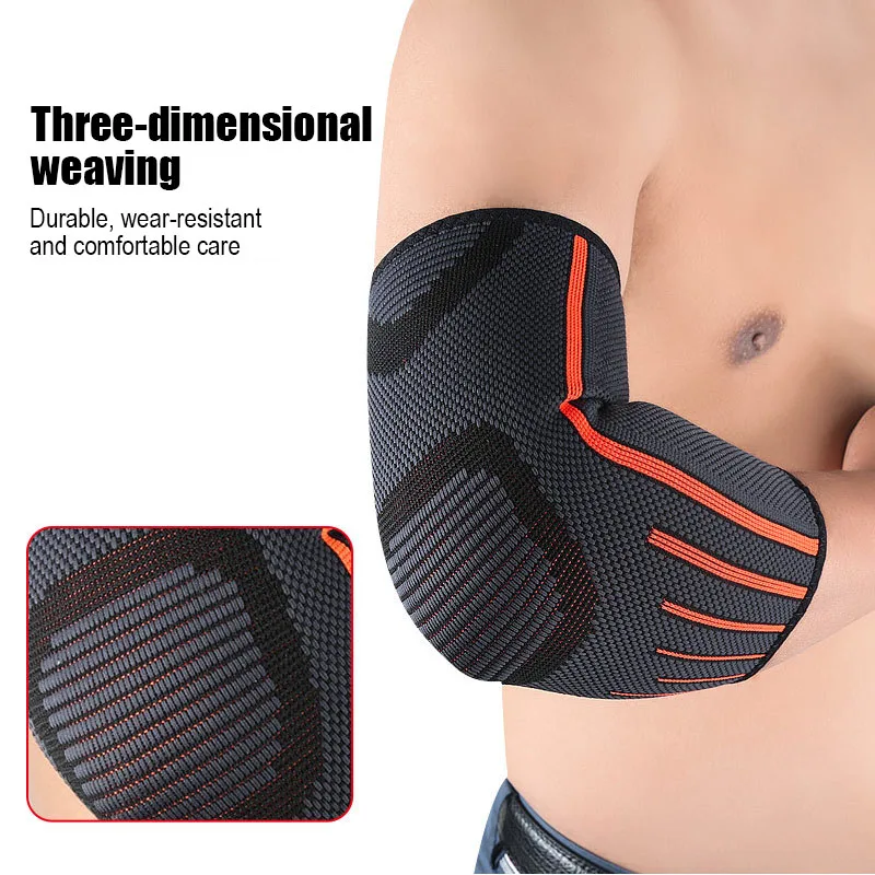Sports Stretch Knitted Elbow Support Outdoor Running Basketball Badminton Joint Protector Pad for Men Women | Спорт и развлечения