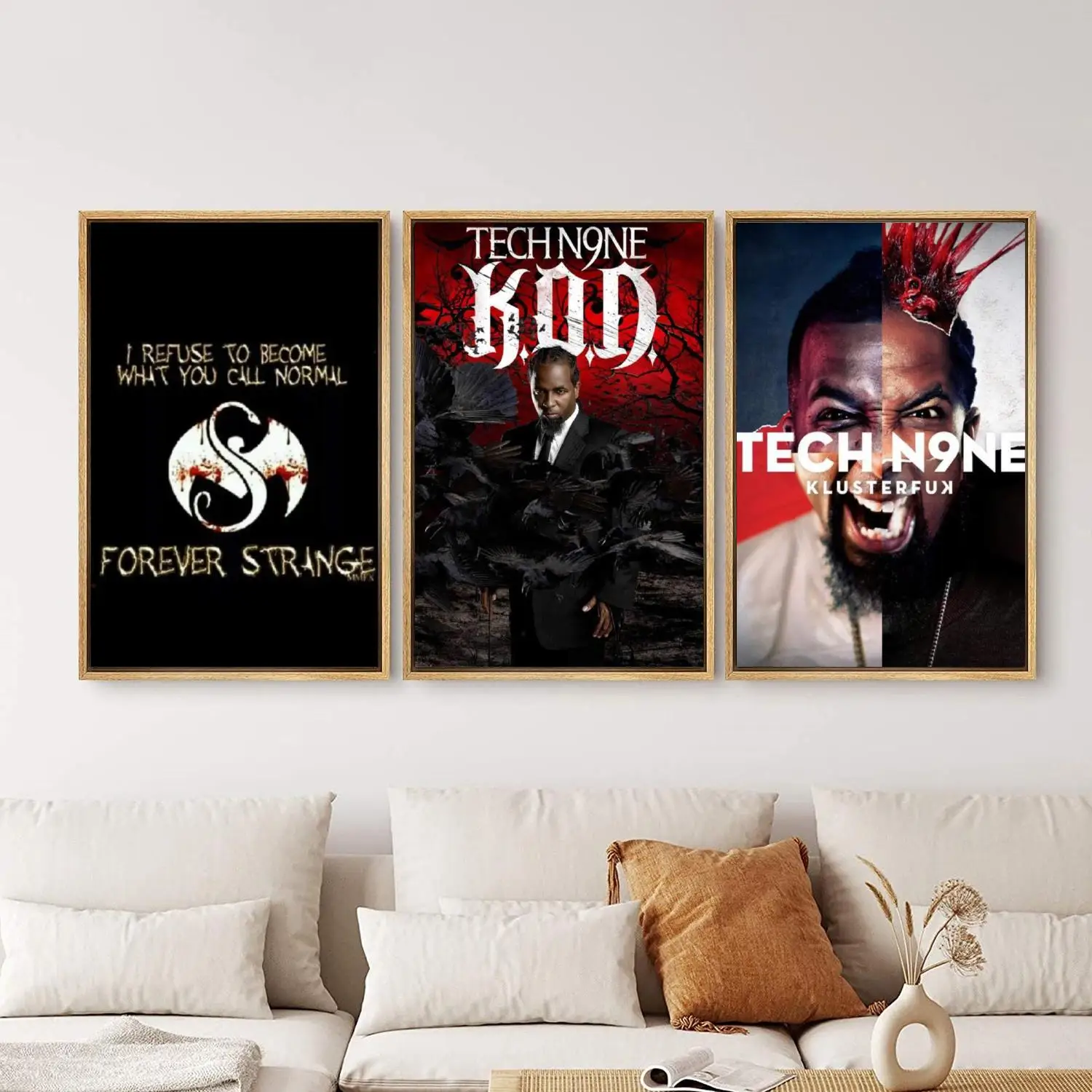 Постер Tech N9ne, картина 24x36, настенные художественные плакаты на холсте, персонализированный подарок, Современное украшение для семейной спальни, художественный постер