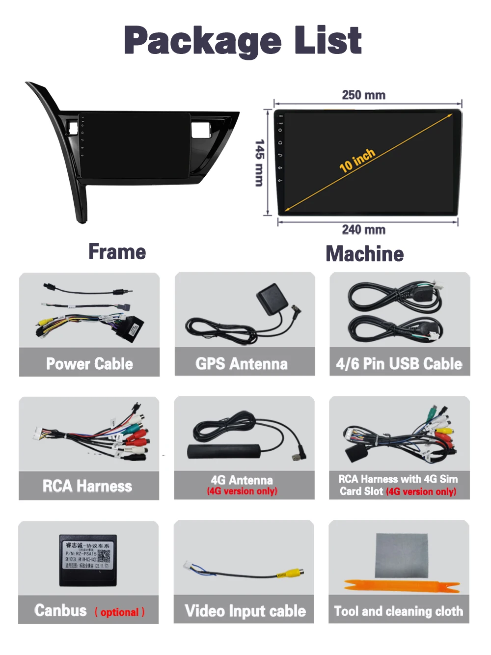 Android14 для Toyota Corolla Auris 2013-2016 автомобильный радиоприемник навигация мультимедийный