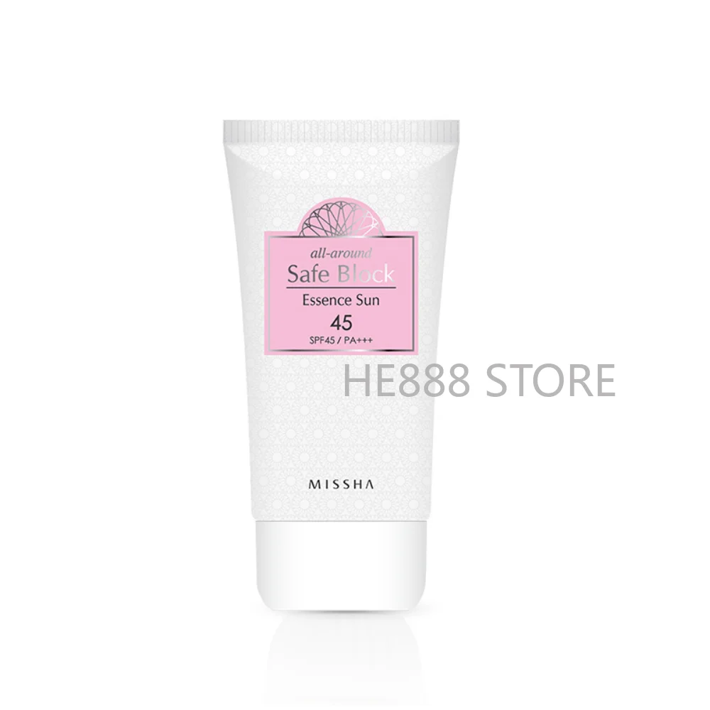 

Missha Essence Skincare Sunscreen Facial Sun Protection SPF45PA+++ UV Protection Makeup Primer 2 In 1 Korean Makeup Cosmetics