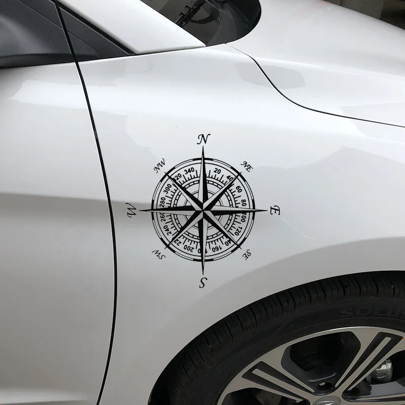 Автомобильные наклейки NSWE Compass морские модные задние персонализированные
