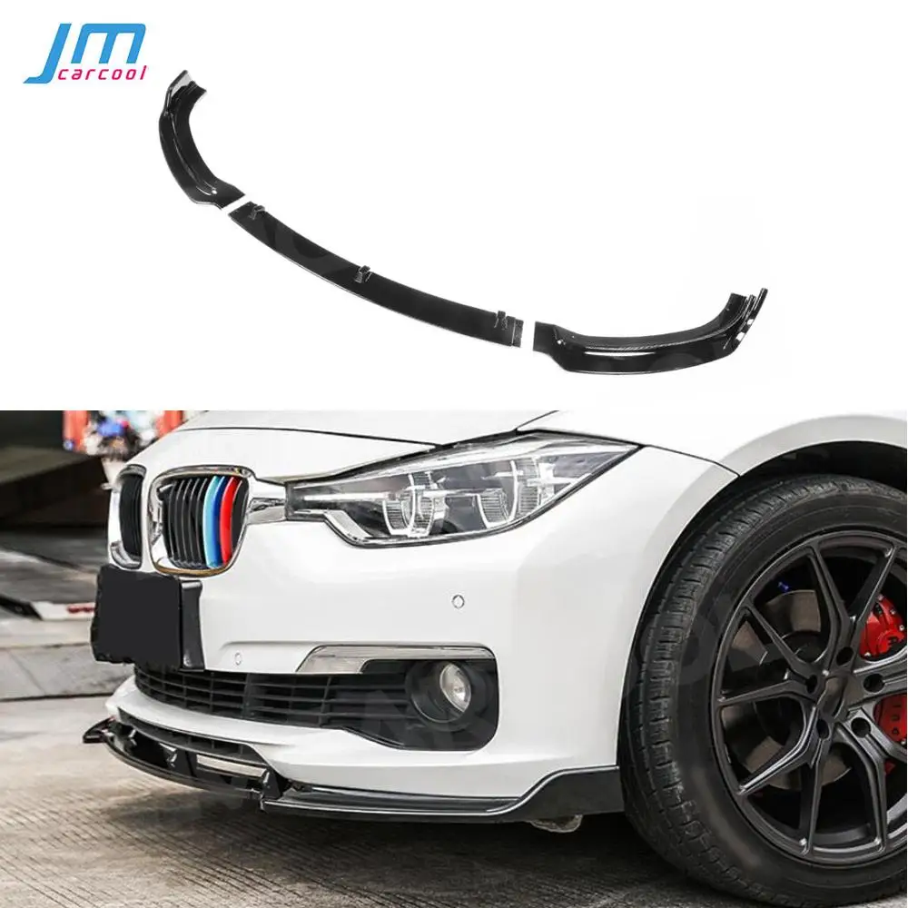 

Carbon Fiber For BMW F30 F35 Standard Bumper 2012-2018 Front Lip Spoiler ABS Head Bumper Chin Shovel 3 PCS/Set Car Styling