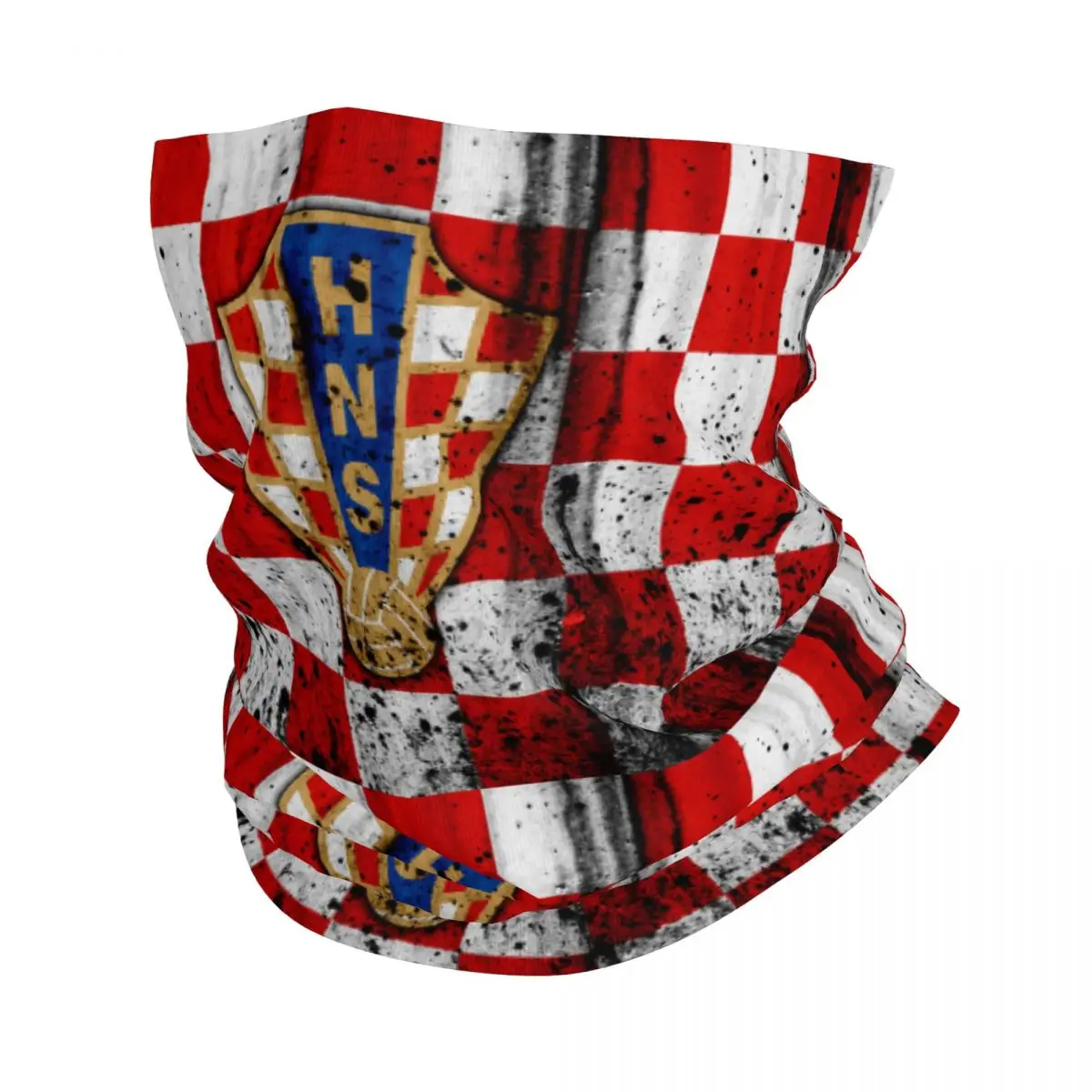 

Croatia Football Flag Bandana Winter Neck Warmer Women Windproof Wrap Face Scarf for Hiking Croatian Soccer Gift Gaiter Headband