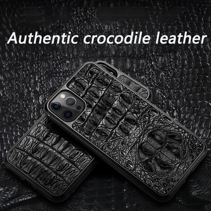 

Натуральный импортный крокодил siamensis, крокодил для iPhone11 12 13 Pro max series