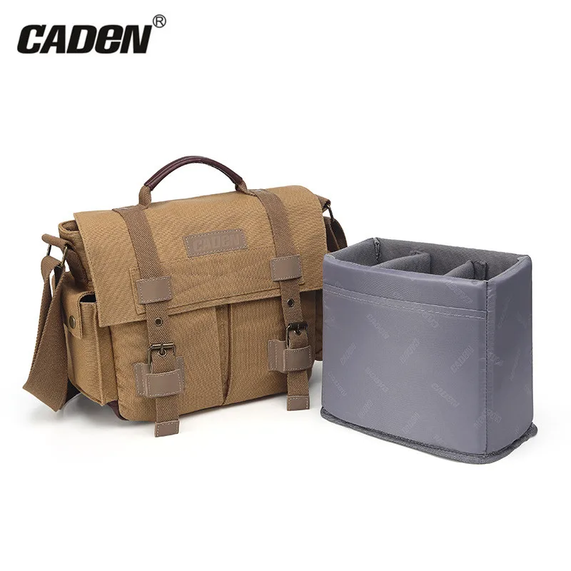 

Vintage Canvas Digital Camera Bag Shoulder Crossbody Handbag for Canon Nikon Sony Olympus FUJI Panasonic SLR Mirrorless Camera