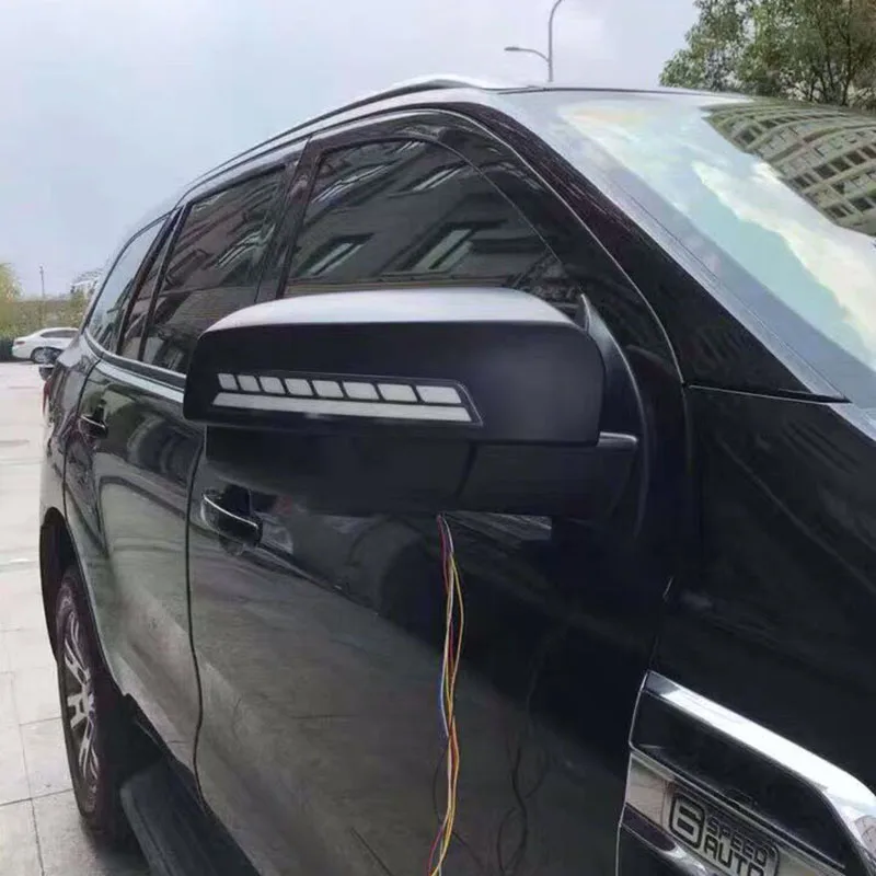 

Крышка бокового зеркала со светодиодными фонарями для Ford Ranger Wiltrak T6 2015, 2016, 2017, 2018, 2019, 2020, аксессуары T6 T7, T8
