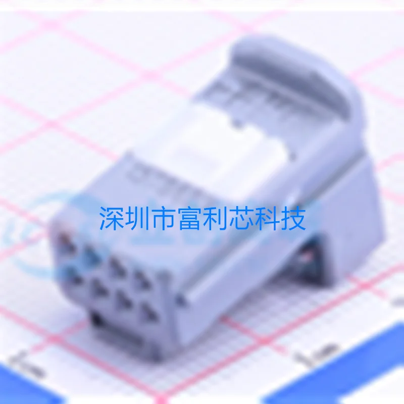 

5шт 1379659 -2 TH/.025 Система разъемов, 8 положений, .087 дюйма [2,2 мм] Серый корпус центральной линии для гнездовых клемм