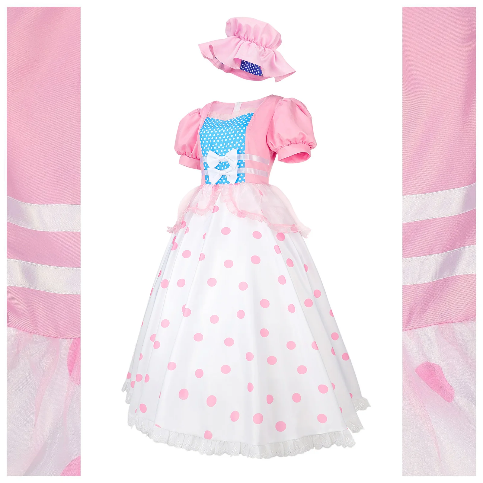 Костюм для косплея Bo Peep женщин и девочек на Хэллоуин Carnevale Festa Travestimento Vestito