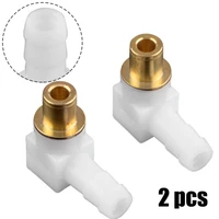 2pcs fuel elbow connector hose for 14 line replace 692317 493496 494451 pipe plastic hose joiner fuel gas water tube fitting