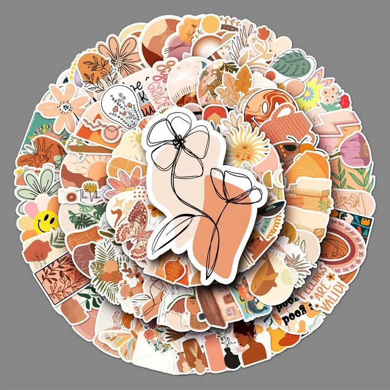 

Bohemia Art Stickers For Car Laptop Phone Stationery Decor Vinyl Decals Waterproof Decor Sticker for Kids Toys Gifts