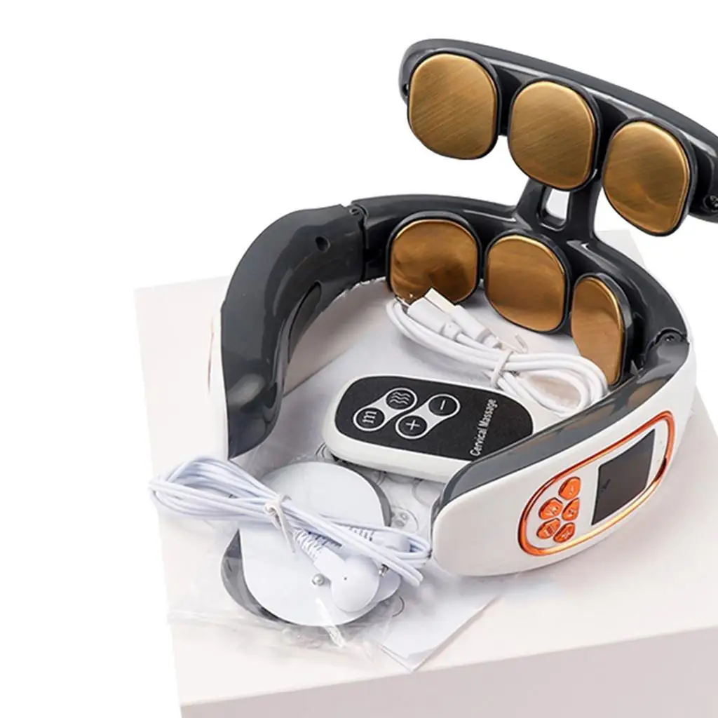 

Portable Electric Neck Massager 4 Modes 15 Levels for Home Office Travel