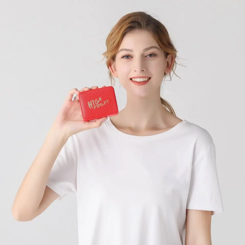 

Original Waterproof Anti-fall Portable Speaker Wireless Bluetooth-compatible Subwoofer Outdoor Loudspeaker Stereo Surround Suppo