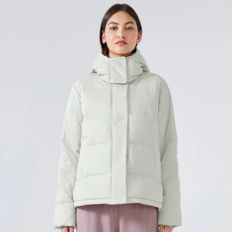 Новая осенне-зимняя пуховая куртка shinхорошо Женская Повседневная с капюшоном