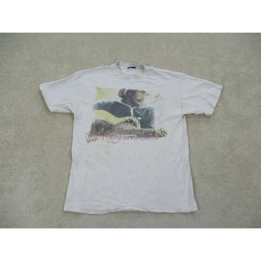 Мужская рубашка Боб Марли для взрослых большая коричневая концерта выкупленной