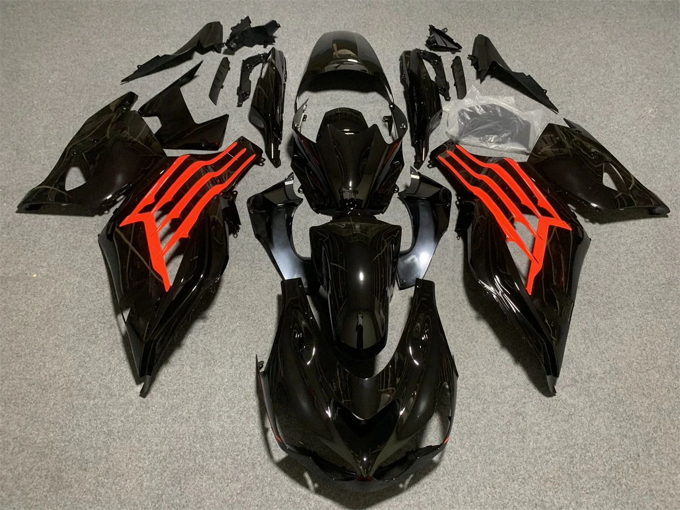 

Motorcycle Fairing Kit ABS Plastic Injection Bodykits Accessories For Kawasaki Ninja ZX14R ZX 14R ZZR1400 2012 2013 2014-2019