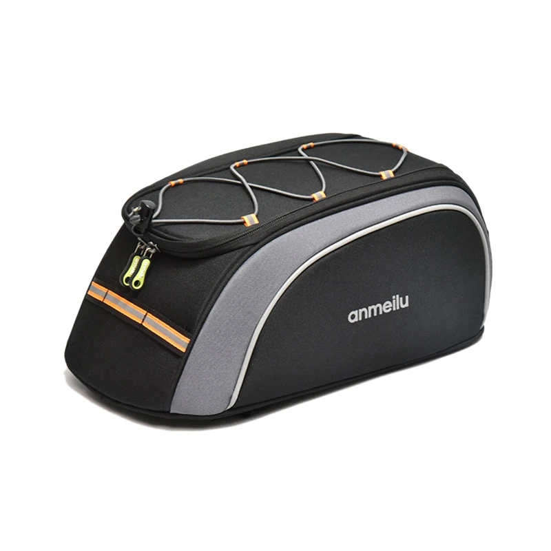 

ANMEILU 8L Bicycle Pannier Bag Rear Shelf Bag Hard Shell Waterproof Large Capacity Rear Seat Bag Bicycle Bag