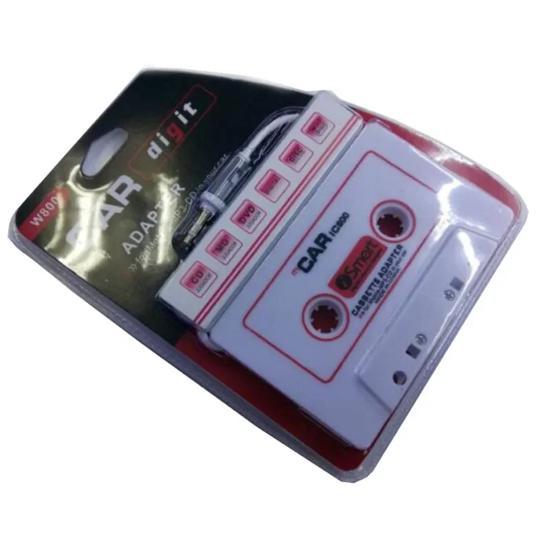 iSmart автомобильный кассетный адаптер 3 5 мм AUX аудио конвертер для телефона CD-плеер