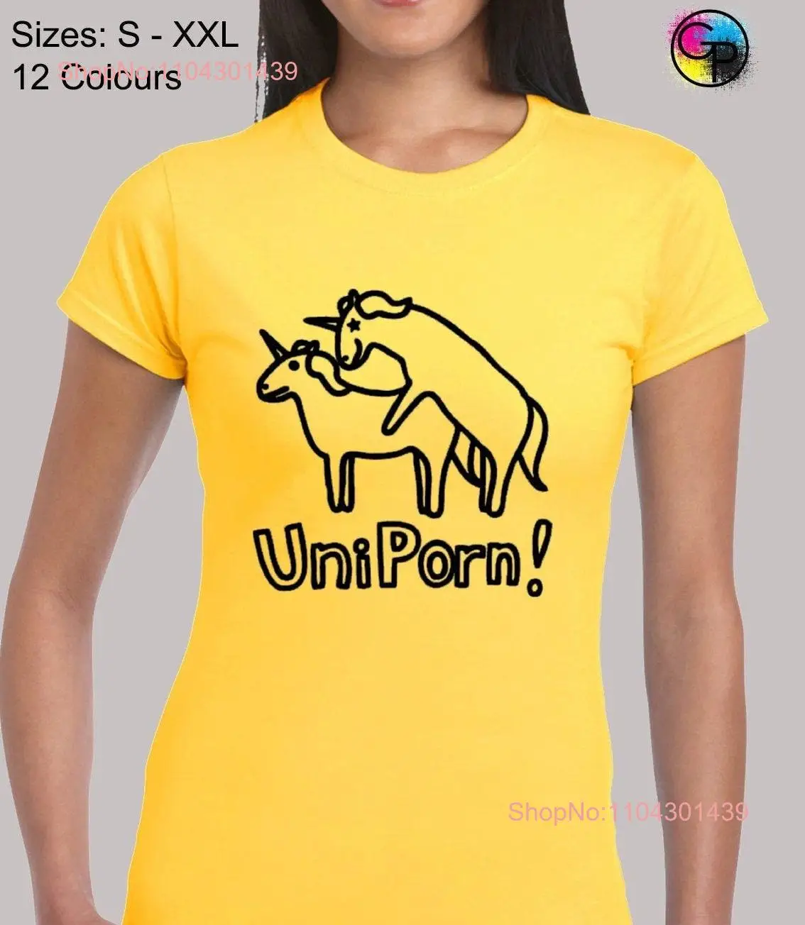 Женская футболка Uniporn женская забавная шутка слоган пародия грубый