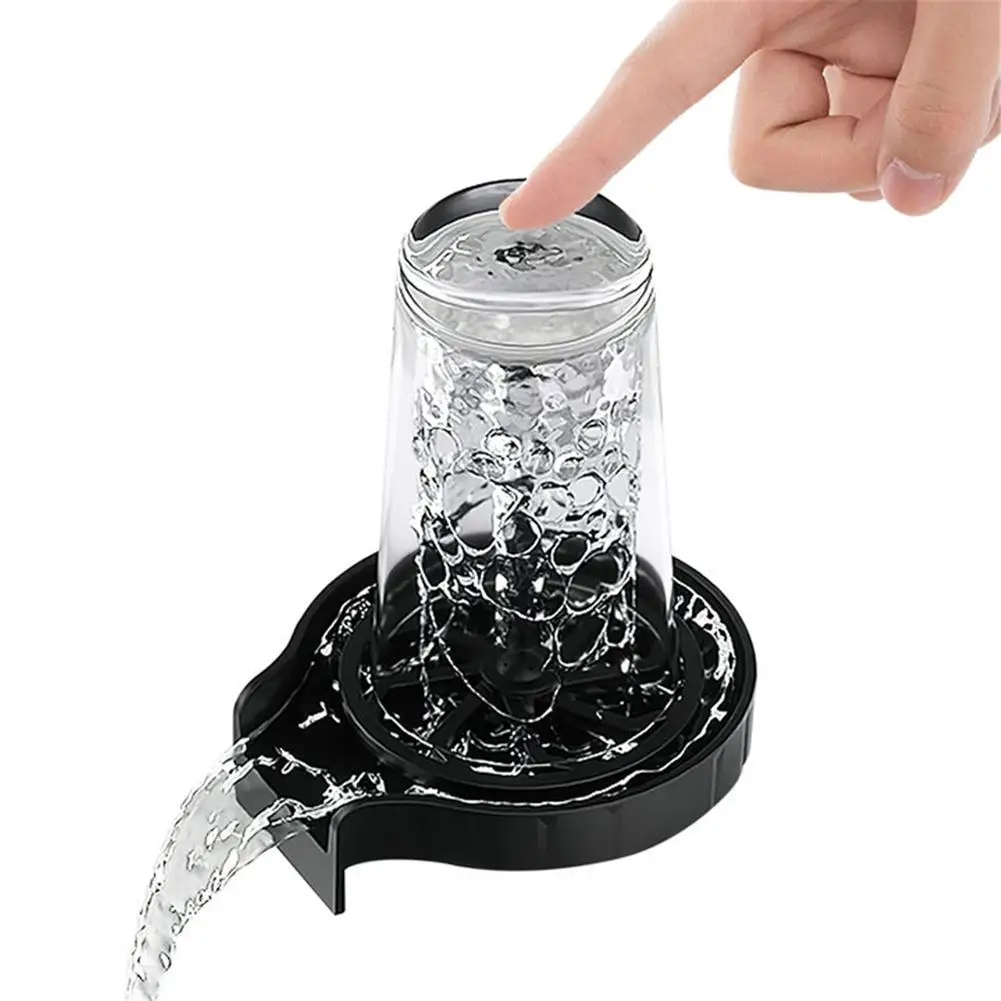 

[ READY STOCK ] Automatic Glass Rinser Quick Cleaning Easy Installation Pressured Cup Sprayer Cleaner For Kitchen Sink