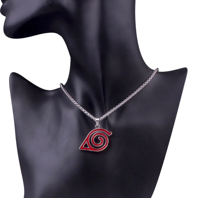 

Anime Naruto Necklace Trend Accessories Anime Peripherals Hip-Hop Punk Metal Necklace cosplayUzumaki Naruto Birthday Gift