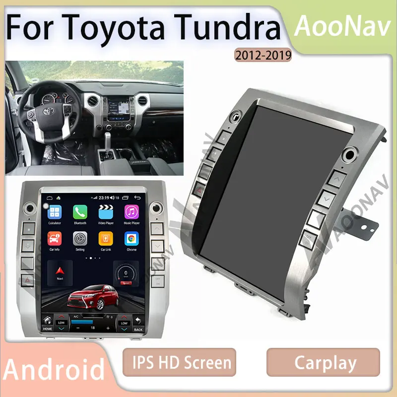 

Android 10 Car Radio For Toyota Tundra 2012-2019 Touch Screen Multimedia Player GPS Navigation Stereo Receiver Video Player