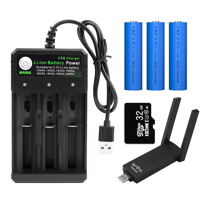 

NEW2023 Video Doorbell Accessories Intelligent Wireless Doorbell Battery Charger 32GB TF Card Wifi Extender Original Replacement