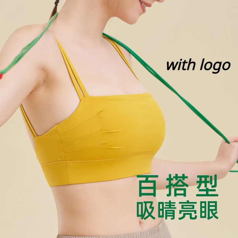

Yoga Bra Medium High Intensity Sports Tank Top Women's Leisure Running Fitness Bra Can Be Worn Externally Fit Yoga Bra