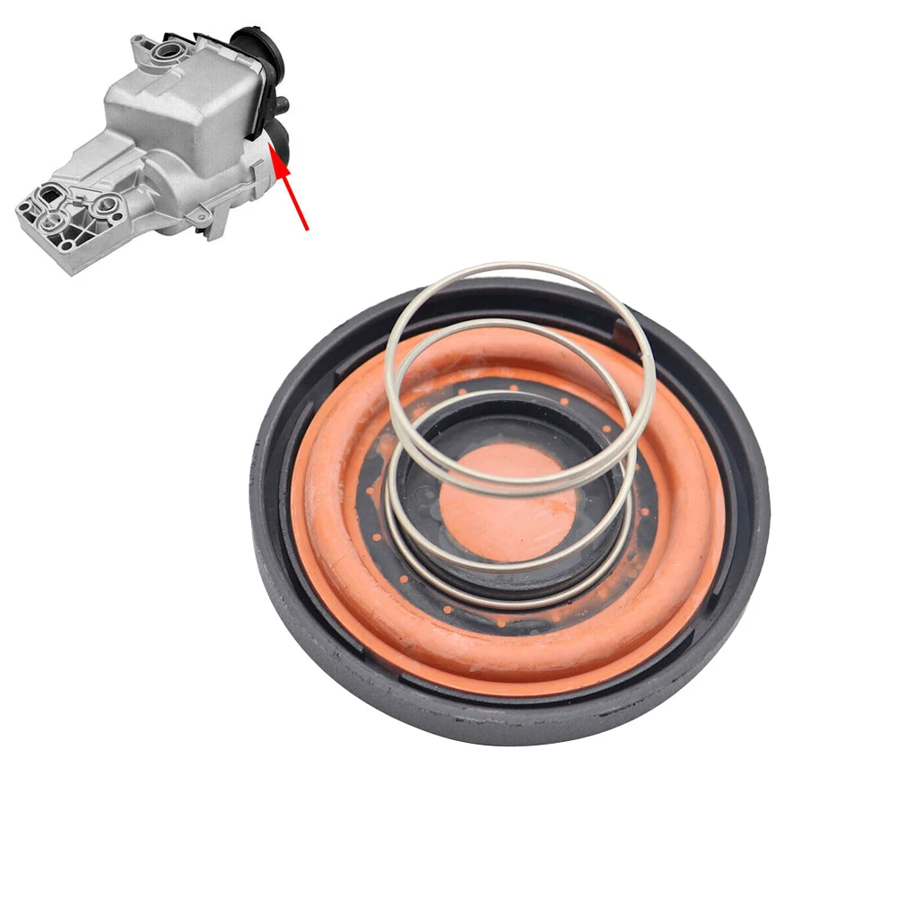 

Parts & Accessories Cover Cap Plastic Rubber Spring Steel 30684381/30788494 Membrane For Box Oil Separator Durable