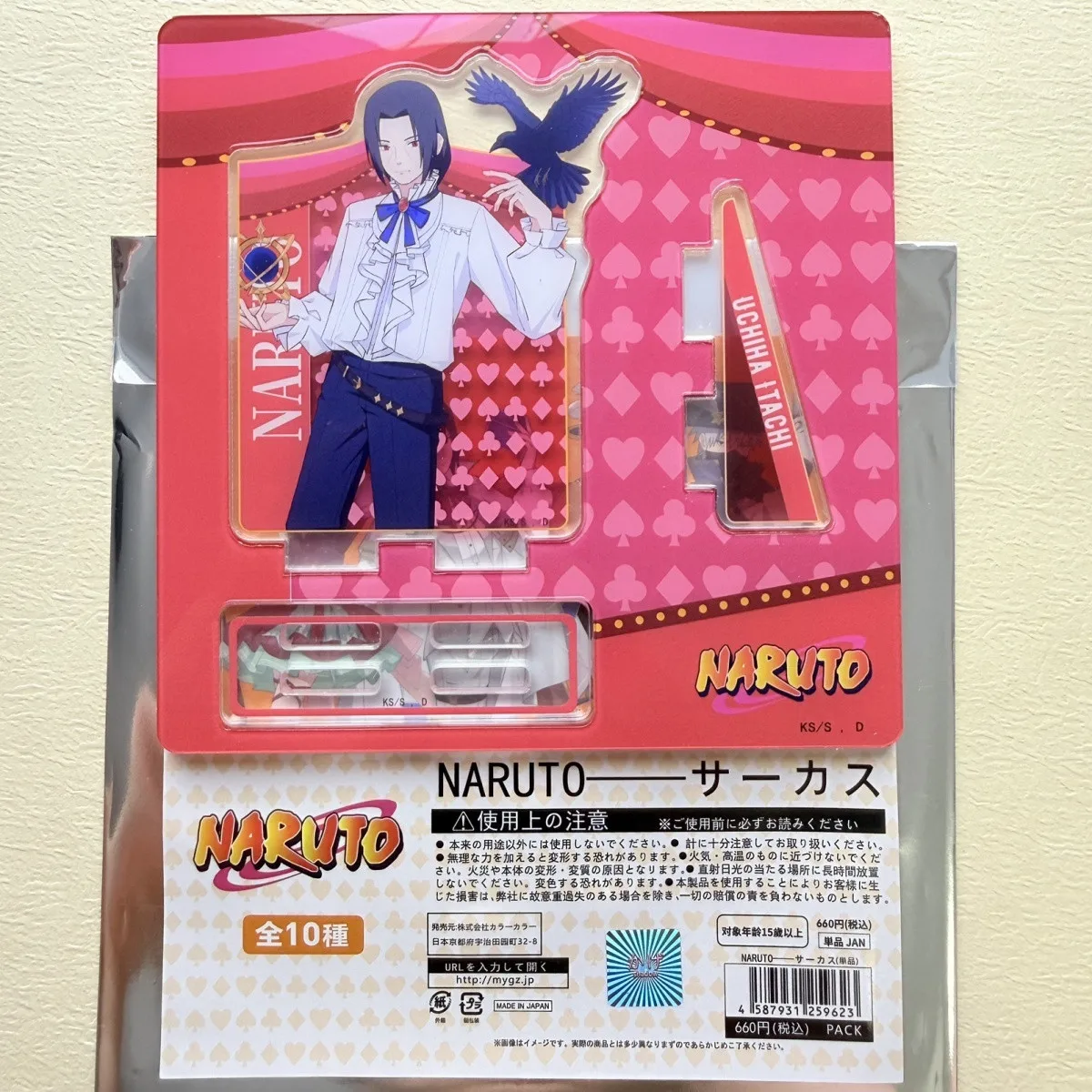 Фото Акриловая подставка NARUTO Circus Ver с фигурками Учихи Итачи и Дейдара, коллекция аниме-товаров, украшение для стола, аксессуары. №3