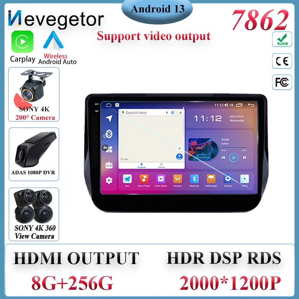 

Автомобильный dvd-плеер для Hyundai H1 Grand Starex 2017 2018, автомобильное радио, стерео, мультимедийный плеер, GPS-навигация, высокопроизводительный процессор HDR QLED