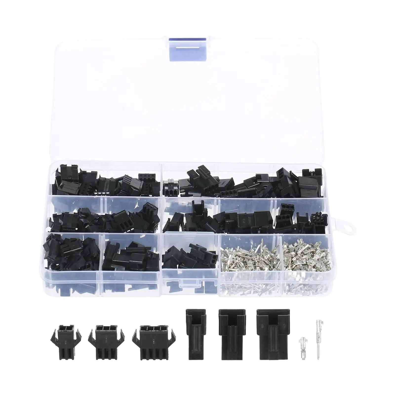 

480Pcs Housing Wire Connector Kit 2.54mm Pitch Replacement Accs Assorted Kit