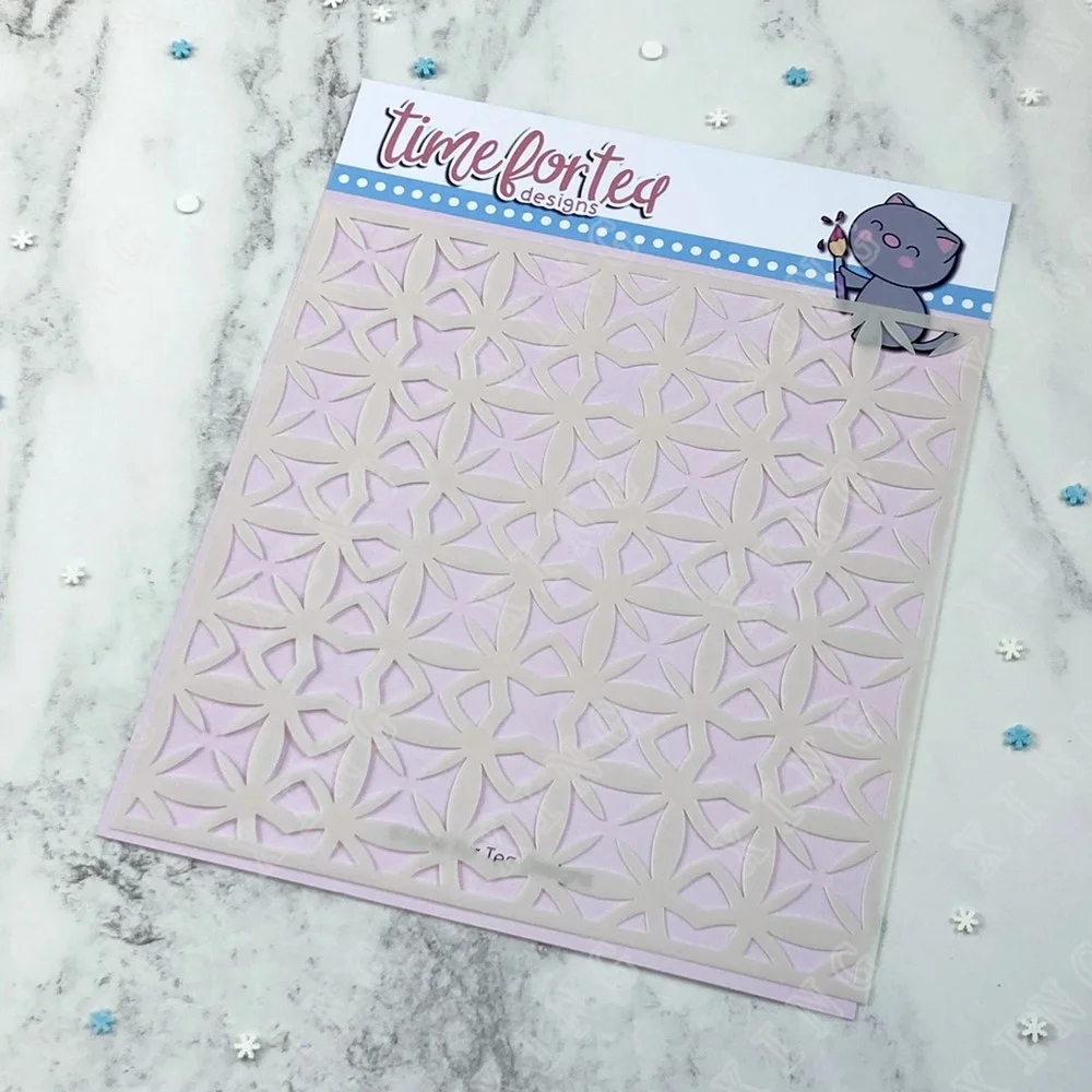 

2022 Hot Selling Boho Tile Layering Stencils Diy Scrapbook Diary Decoration Embossed Paper Card Album Craft Template New Arrive