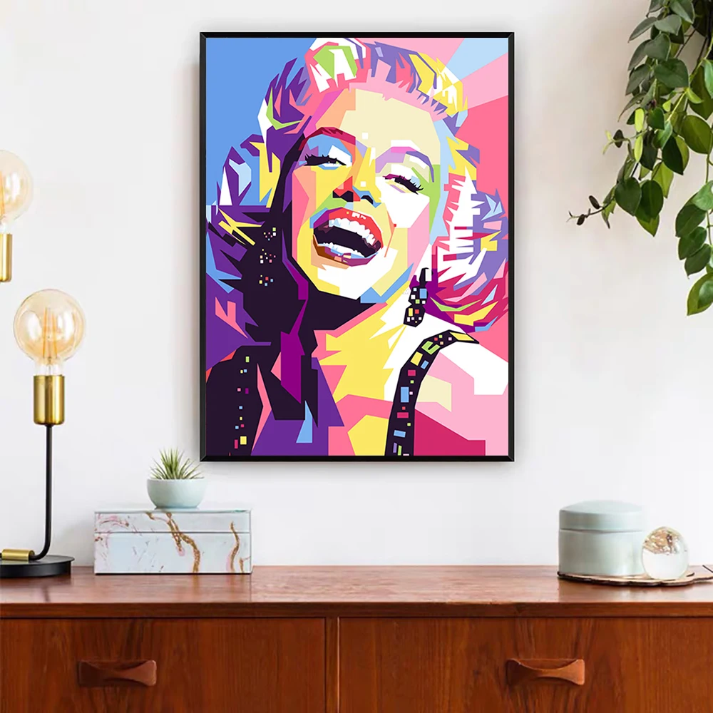 Красочные модные картины Мэрилин Монро Печать на холсте сексуальная богиня