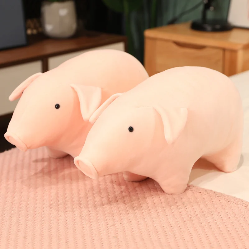 Giant Kawaii Pig Stuffed Doll Lying Plush Piggy Toy Kawaii Animals Pig Soft Plushie Appease Toy For Kids Birthday Gift images - 6