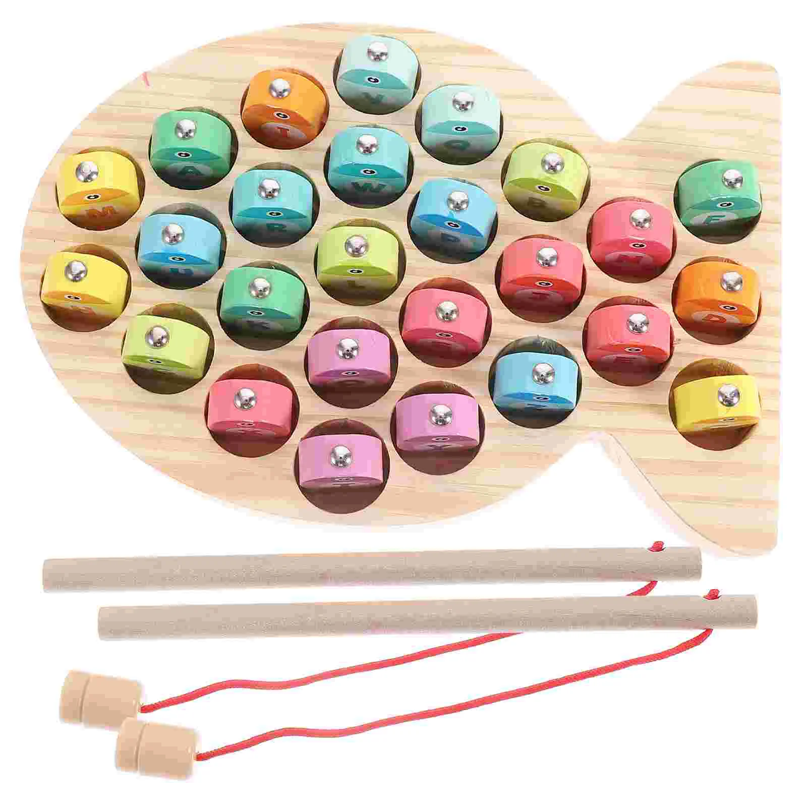 

Fishing Games Children Plate Other Educational Toys Magnetic Kit Wooden Toddlers