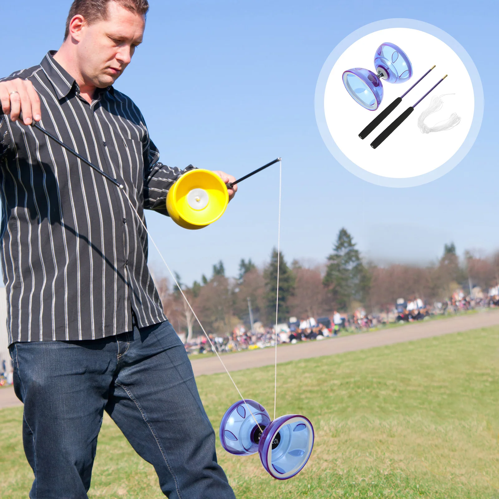 Жонглирование двуглавый Diabolo детские игрушки китайское йо для йо-йо студенческий