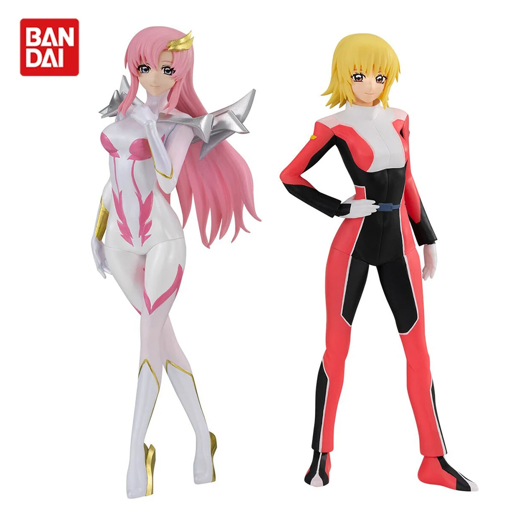 Оригинальный Bandai GUNDAM SEED FREEDOM Gasha портреты Lacus Clyne Cagalli Yula Athha костюм 13 см аниме