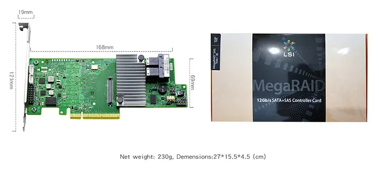 MegaRAID LSI 9361-8i 1G 05-25420-08 12 Гб/с Raid Pci Express 1 ГБ кэш контроллер карта LSI00417