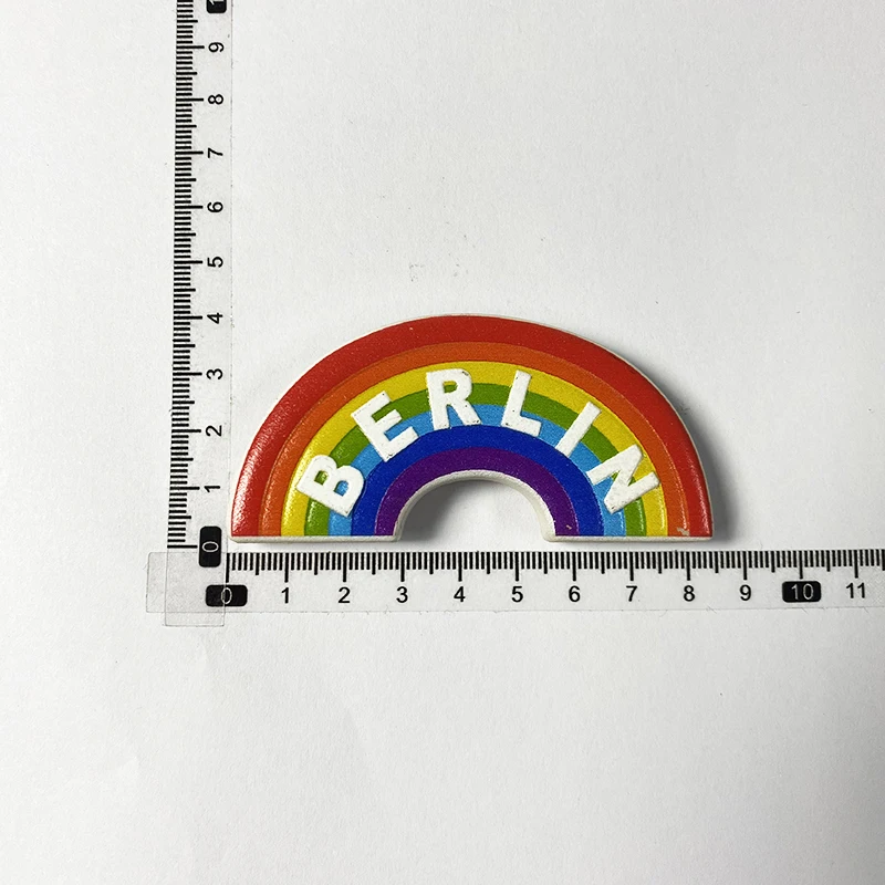 Мемориальные поделки для путешествий в Берлине креативная радужная трехмерная