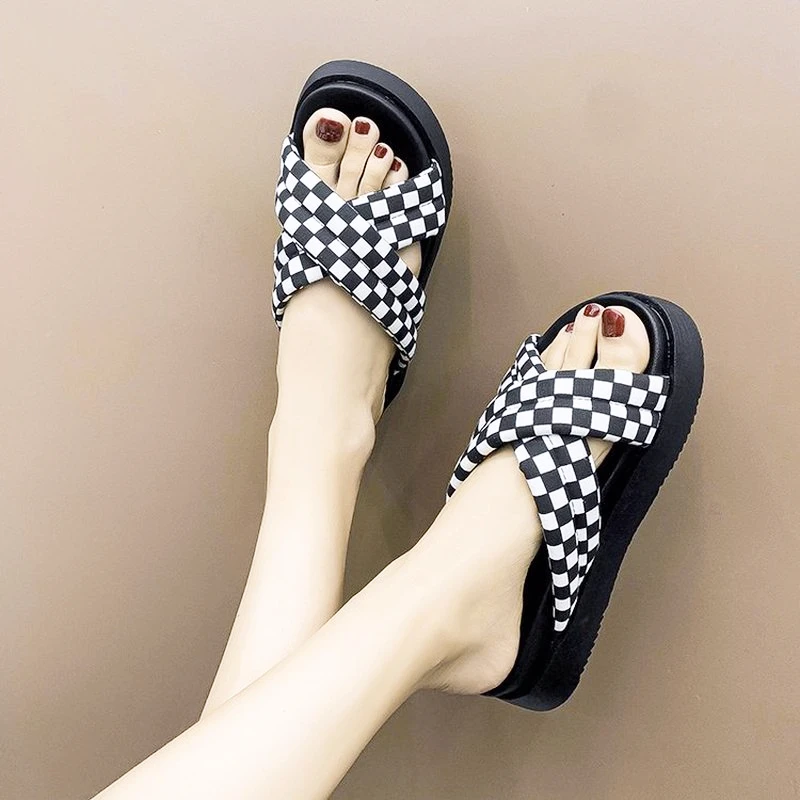 

New Women Slippers Flat Sole Casual Soft Big Toe Foot Sandal Women Shoes Comfy Platform Orthopedic Bunion Corrector Size 35-40