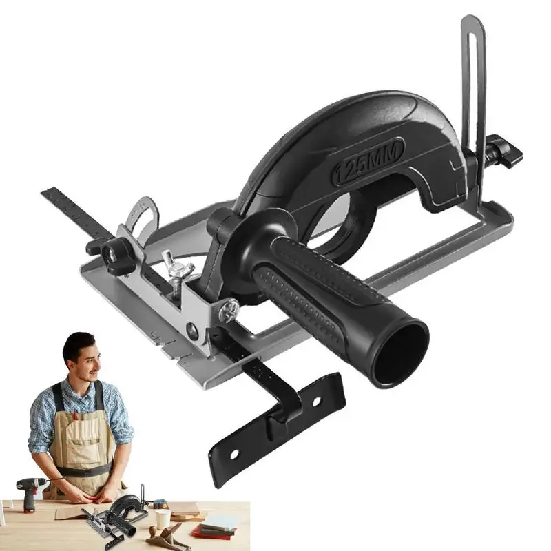 

Angle Grinder Angle Cutter With 45Adjustable DIY Cast Iron Stand Grinder Holder Cutter Support Bracket Holder For 100125mm Angle