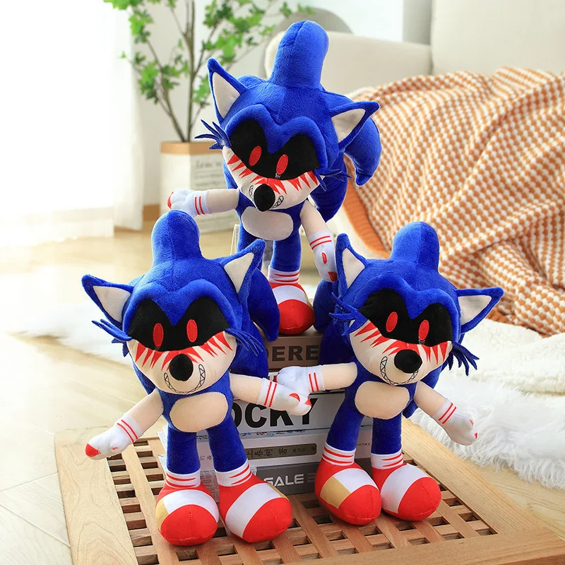 

New Cartoon Plush Doll Sonic The Hedgehog Exe Game Spirit Game Peripheral High-value Creative Fashion Personality Birthday Gift