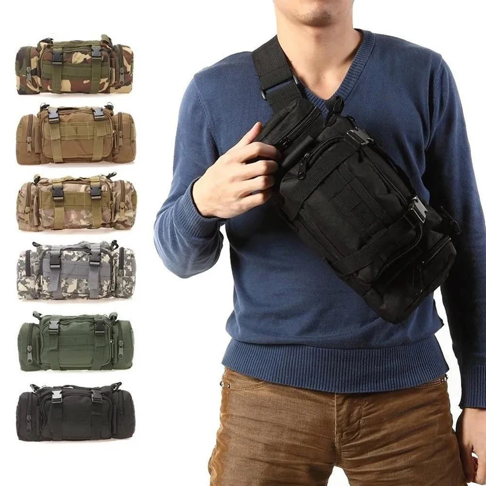 

Tactical Men's Waist Bag Nylon Mountaineering Water Bottle Mobile Phone Bag Outdoor Sports Fishing Bag Hunting Waist Bag