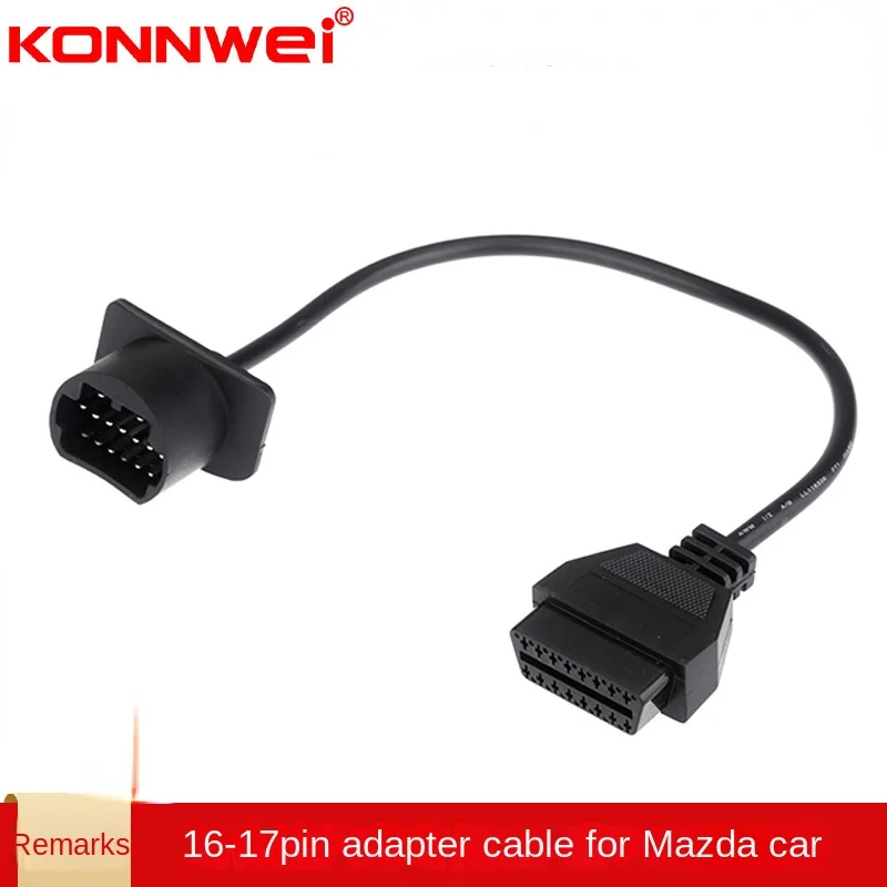 M a z d car conversion cable computer cable OBDII 16P to17P auto parts car cable