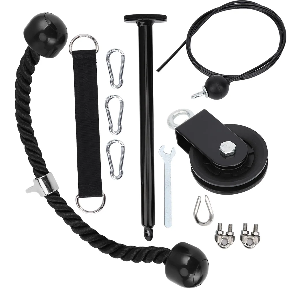 

DIY Pulley Rope Domestic High‑Order Pulldown Arm Strength Triceps Fitness Equipment Kit