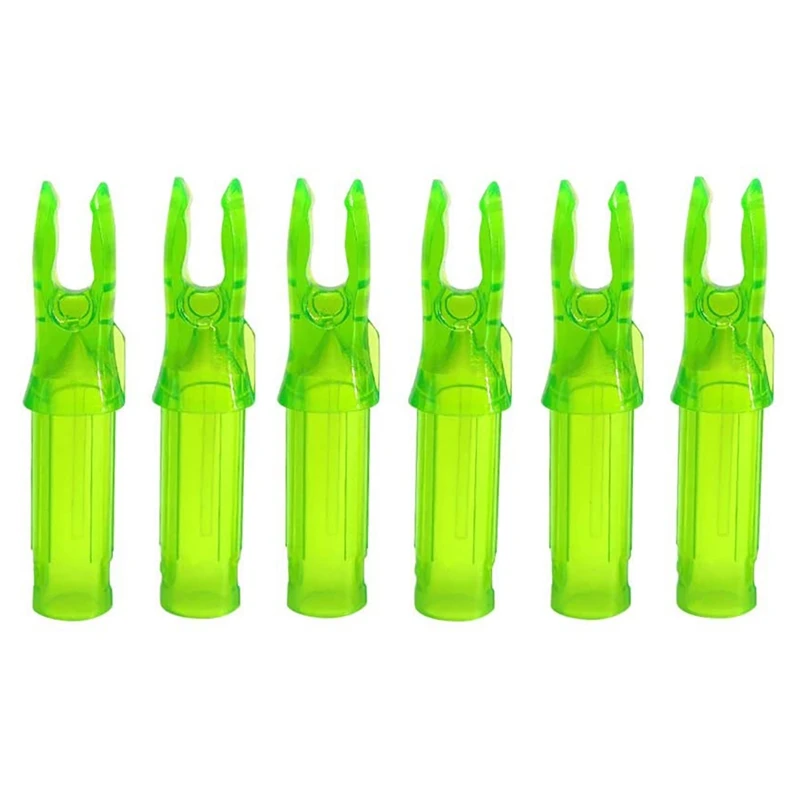 

50 Pack Archery Arrows Nock ID 6.2Mm Arrows Nocks Insert Tail For DIY Hunting Shootings Arrows Compound Recurve Bow