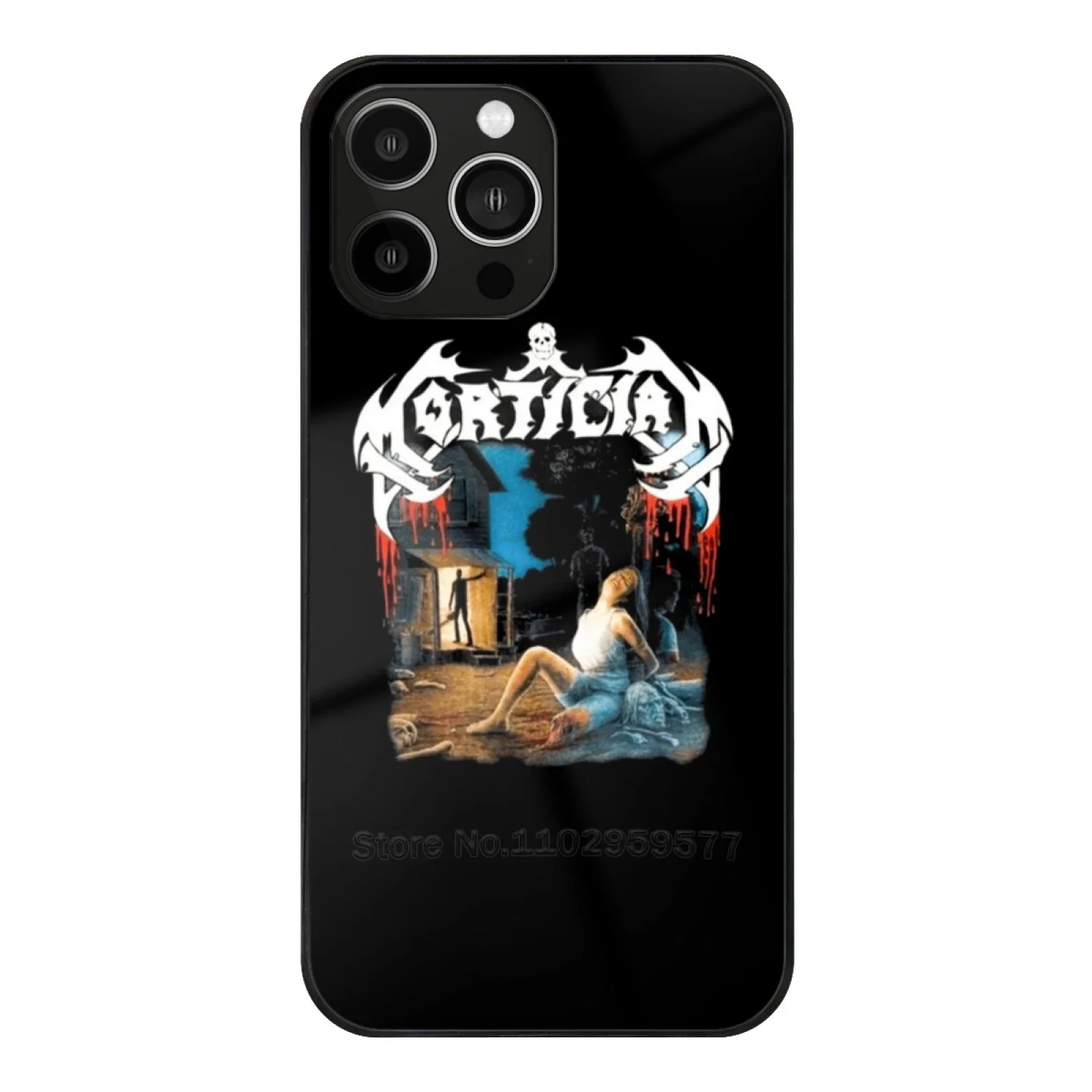 

Mortician 1999 Tempered Glass Tpu Phone Case For Iphone 15 14 13 12 Pro Max Cover Mortician 1999 The